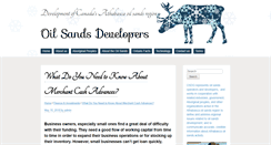 Desktop Screenshot of oilsandsdevelopers.ca