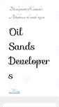 Mobile Screenshot of oilsandsdevelopers.ca